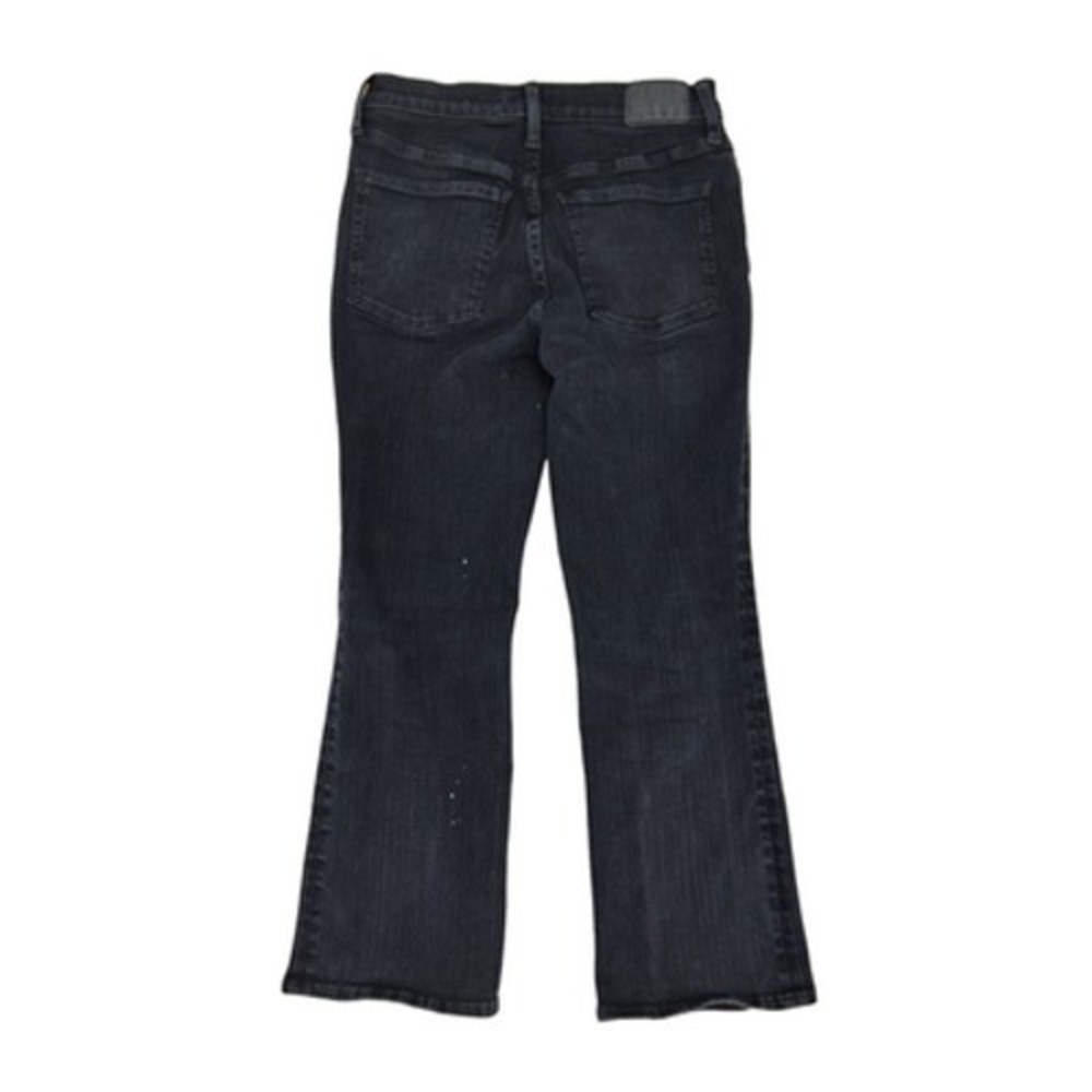 Madewell Jeans Womens 29 Gray Mid Rise Kick Out Bootcut Denim Charcoal Wash - Picture 5 of 9